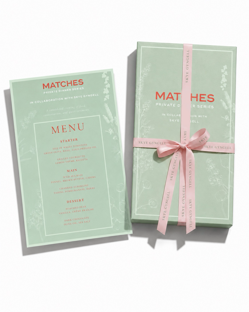 Luxury packaging design, menu design and print collateral created for a premium dining and lifestyle experience